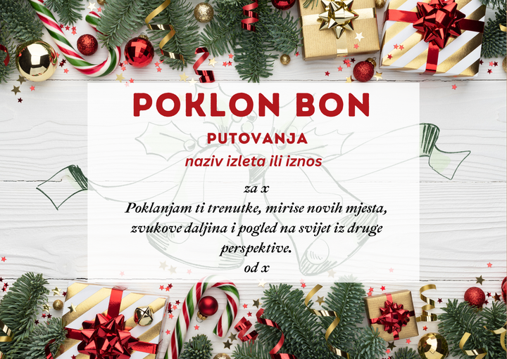 Božićni poklon bon - savršen dar!