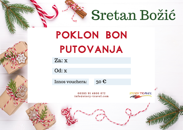 Božićni poklon bon - savršen dar!