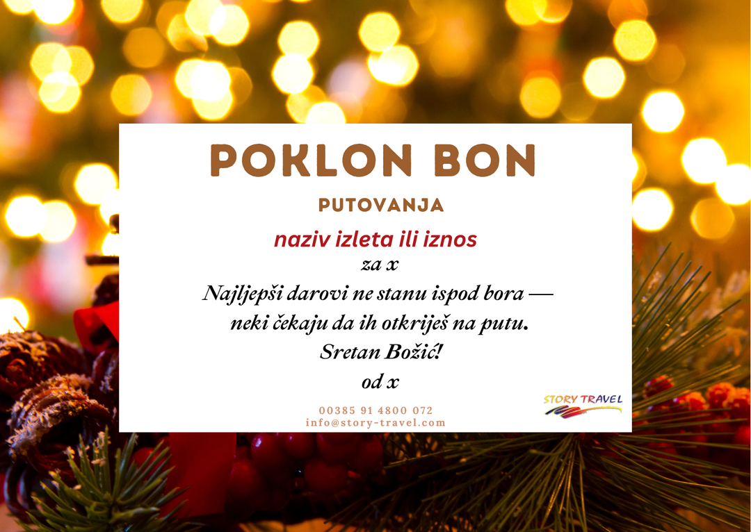 Božićni poklon bon - savršen dar!