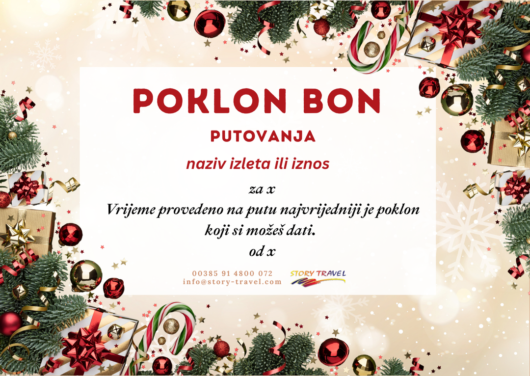 Božićni poklon bon - savršen dar!
