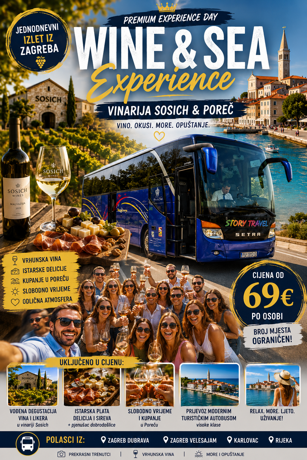 PREMIUM WINE & SEA EXPERIENCE – SOSICH WINES & POREČ – Story Travel d.o.o.