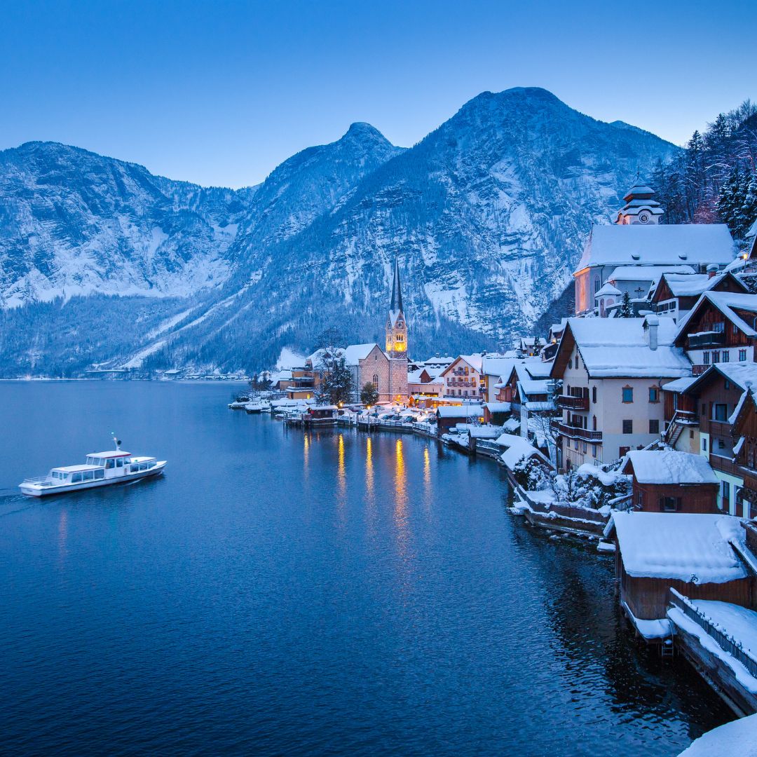 Advent : Hallstatt i jezero St. Wolfgang (1 dan)