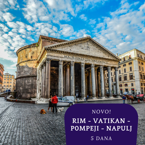 Rim - Vatikan - Pompeji - Napulj  (5 dana)