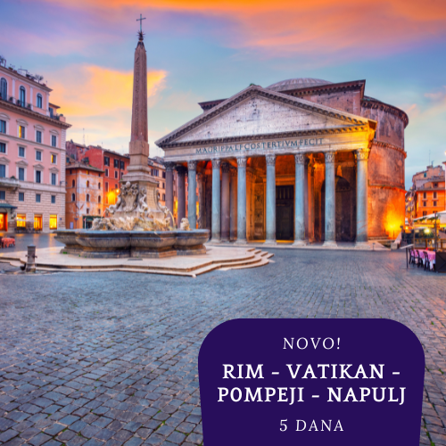 Rim - Vatikan - Pompeji - Napulj  (5 dana)