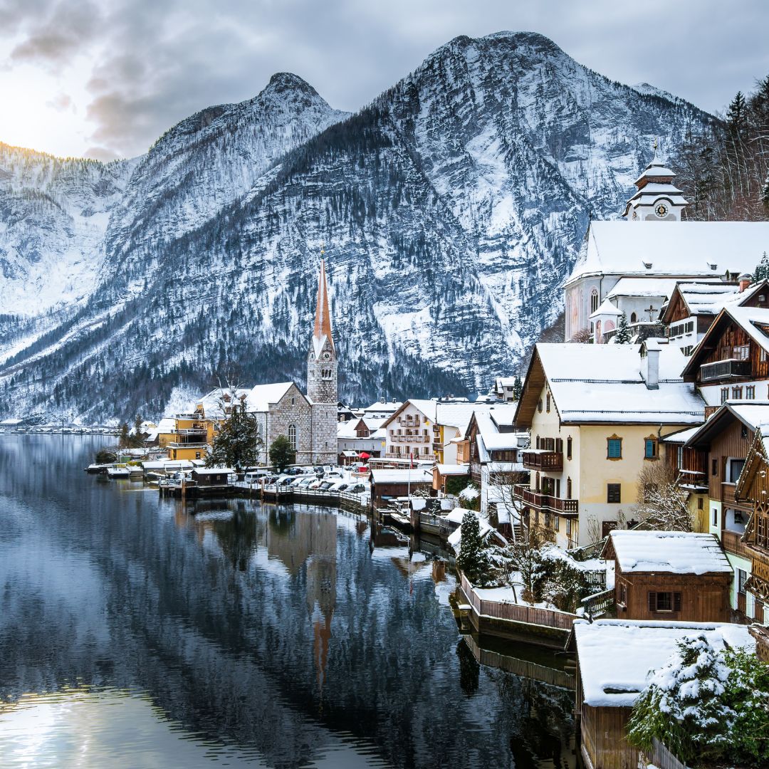 Advent : Hallstatt i jezero St. Wolfgang (1 dan)