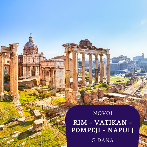 Rim - Vatikan - Pompeji - Napulj  (5 dana)